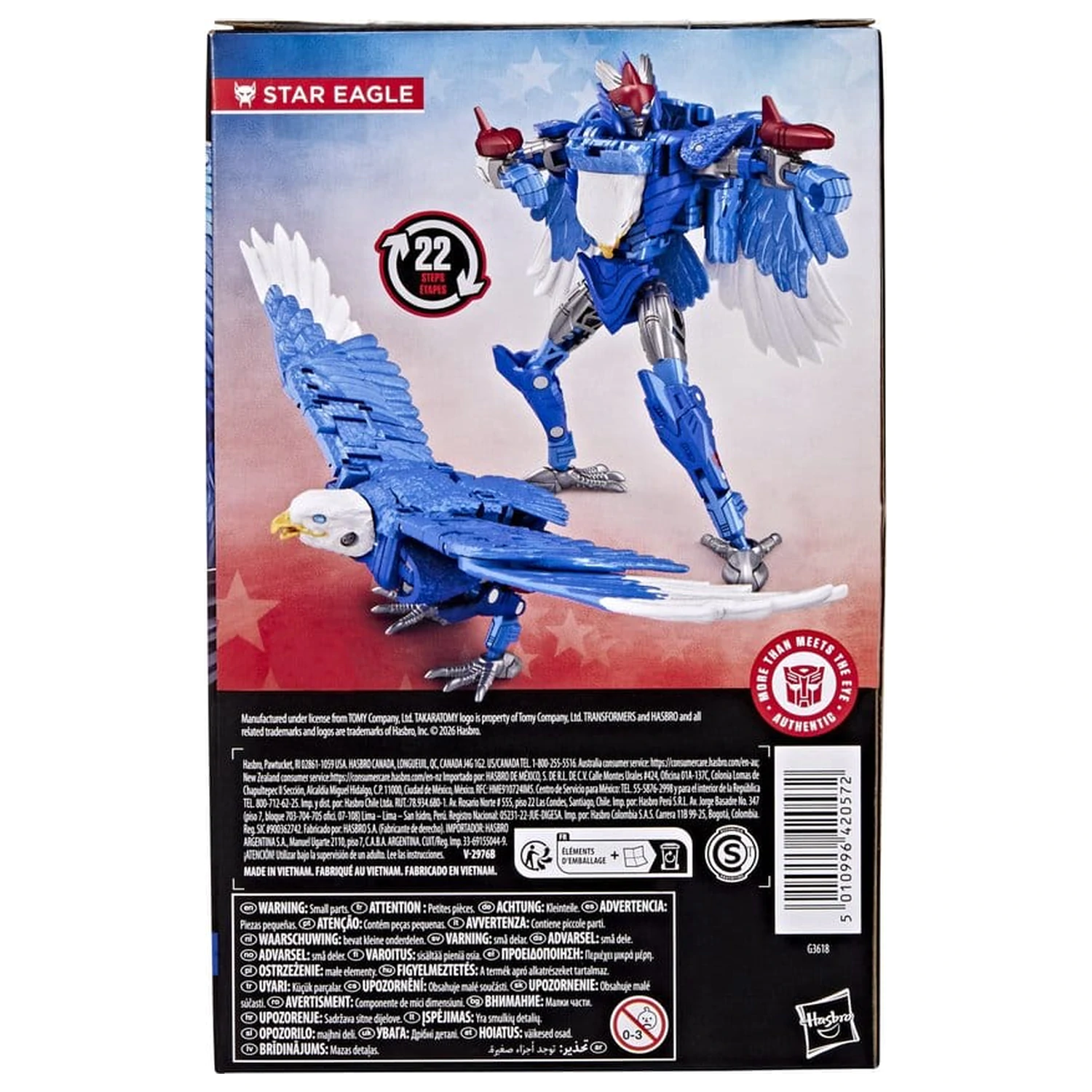 Transformers Deluxe Class Action Figure Star Eagle 11 cm product photo