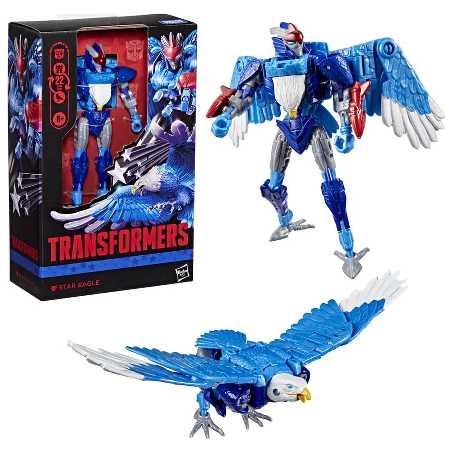 Transformers Deluxe Class Action Figure Star Eagle 11 cm product photo