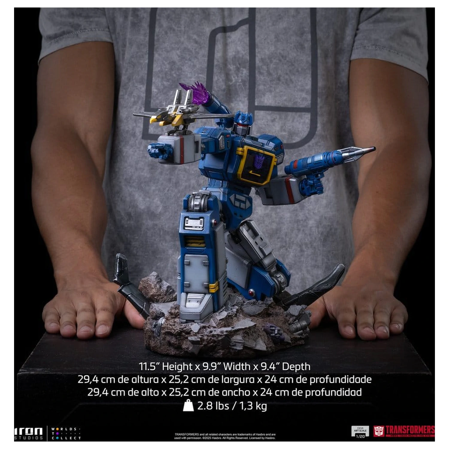 Transformers Demi Scale Statue 1/20 Soundwave 29 cm product photo