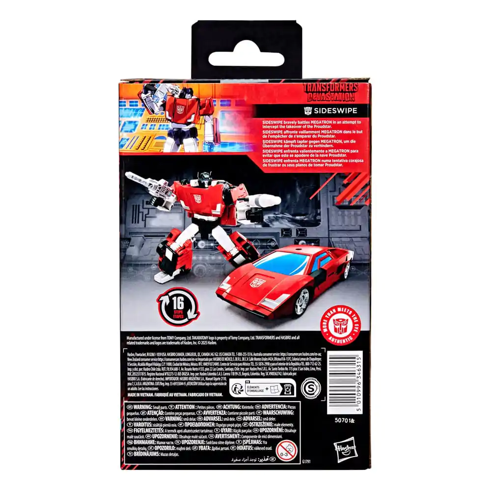 Transformers: Devastation Studio Series Deluxe Class Action Figure Sideswipe 11 cm product photo