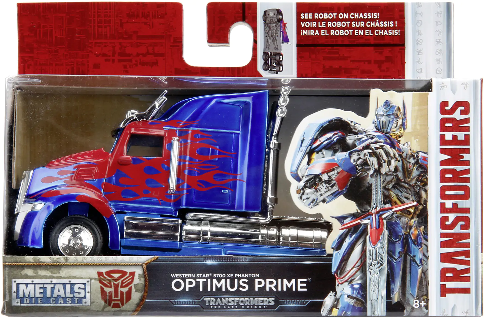 Transformers Diecast Model 1/32 T5 Optimus Prime termékfotó