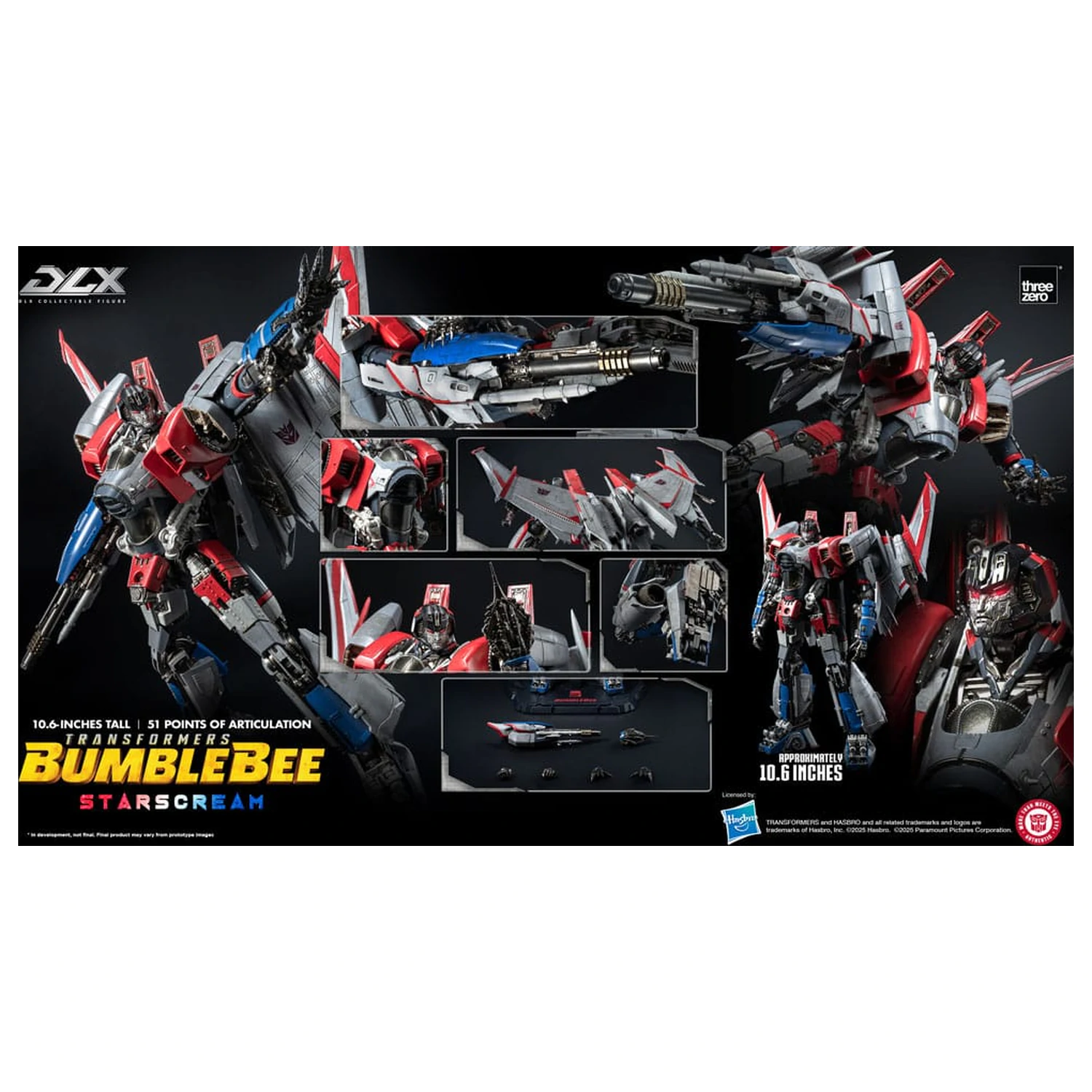 Transformers DLX Action Figure Starscream Bumblebee 27 cm   product photo