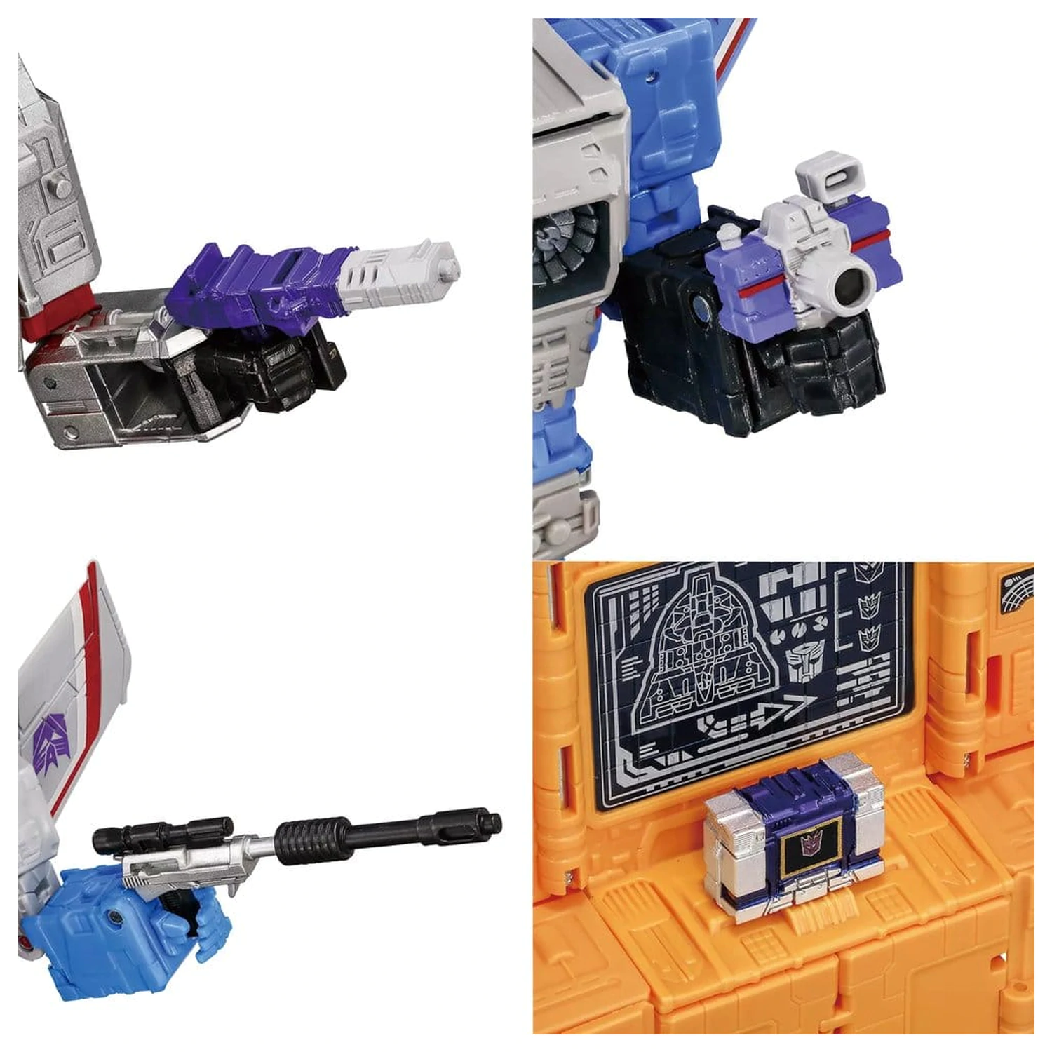 Transformers Dramatic Capture Series Action Figure 4-Pack Decepticons Part 2 product photo