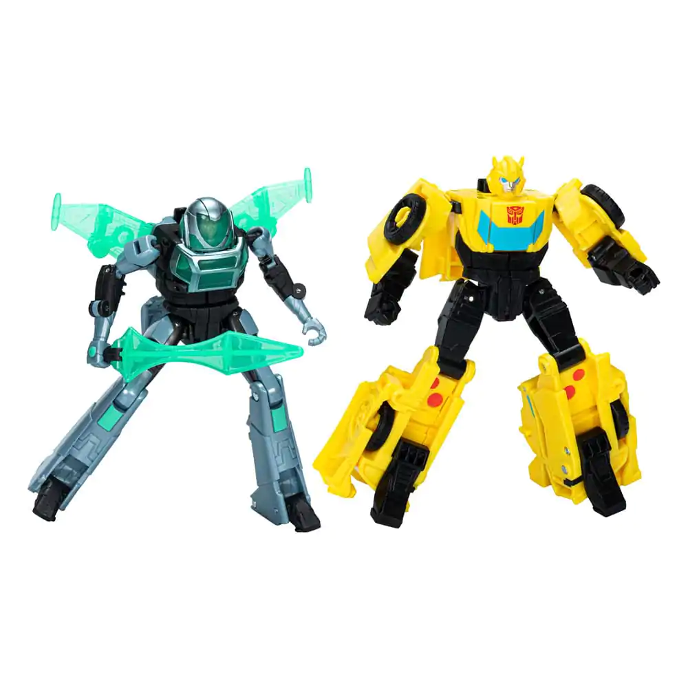 Transformers EarthSpark Cyber Combiner Action Figure 2-Pack Bumblebee & Mo Malto 13 cm product photo