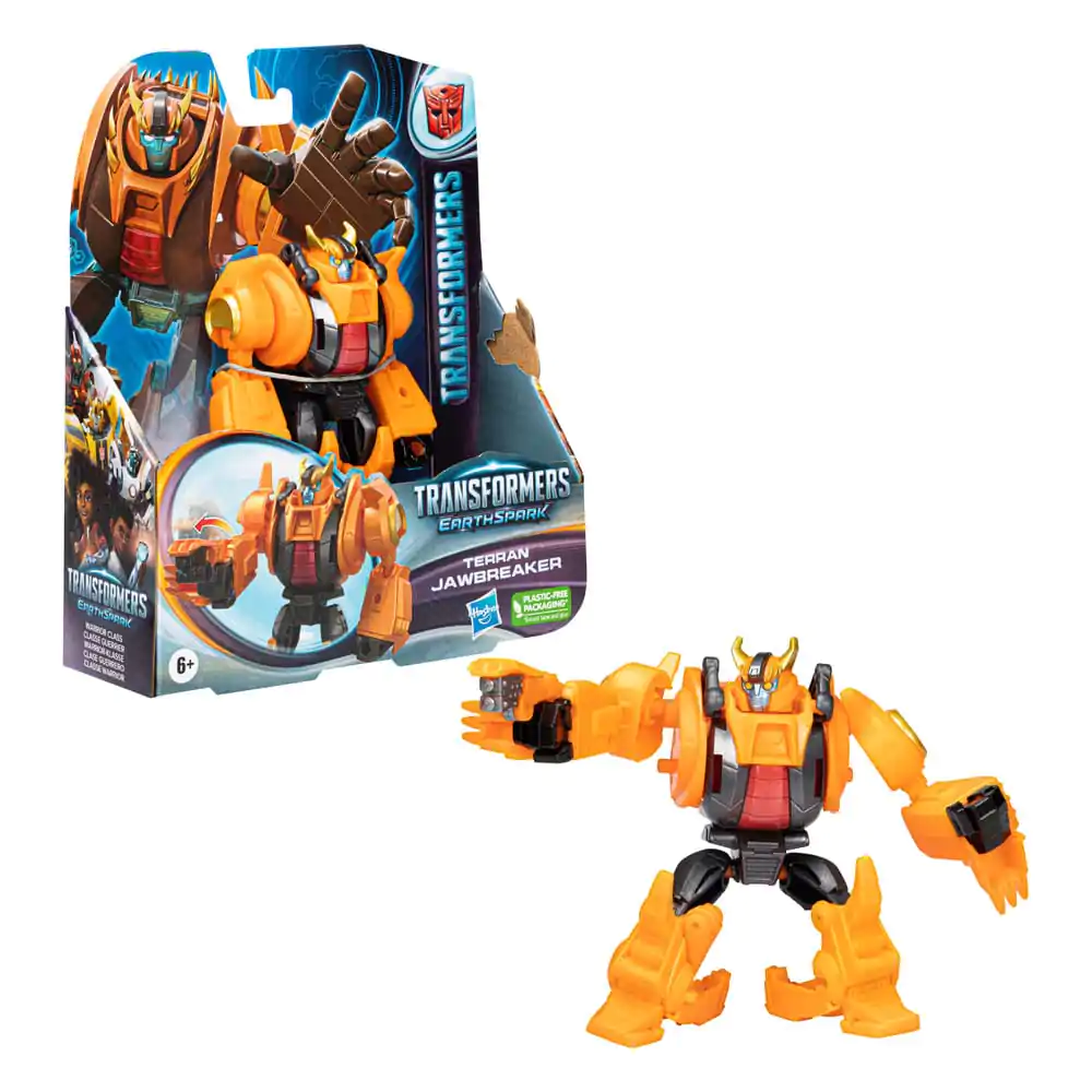 Transformers EarthSpark Warrior Class Action Figure Terran Jawbreaker 13 cm product photo