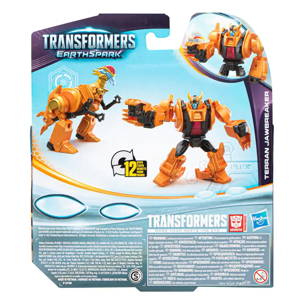 Transformers EarthSpark Warrior Class Action Figure Terran Jawbreaker 13 cm product photo