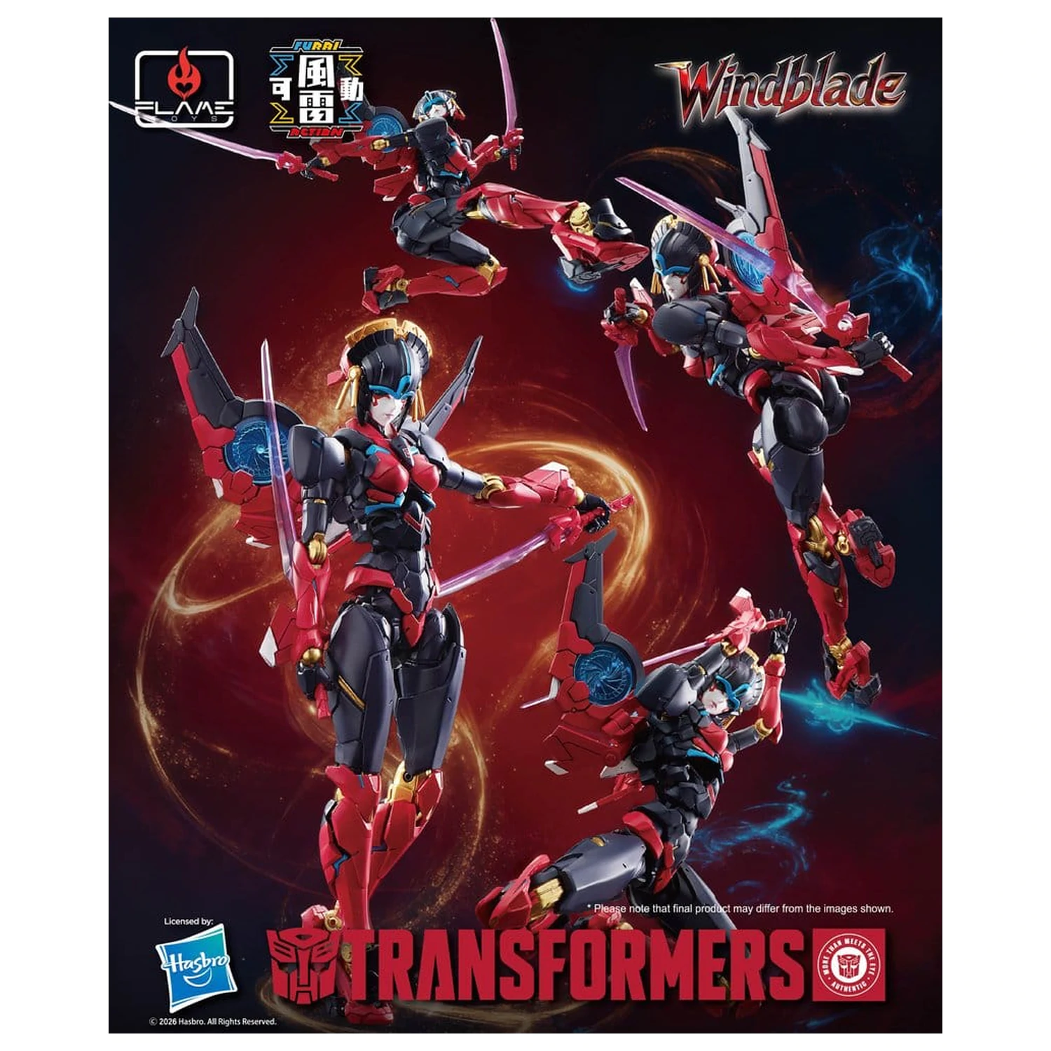 Transformers Furai Action Action Figure Windblade 16 cm    product photo