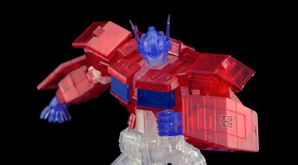 Transformers Furai Model Plastic Model Kit Optimus Prime IDW (Clear Ver.) 16 cm product photo