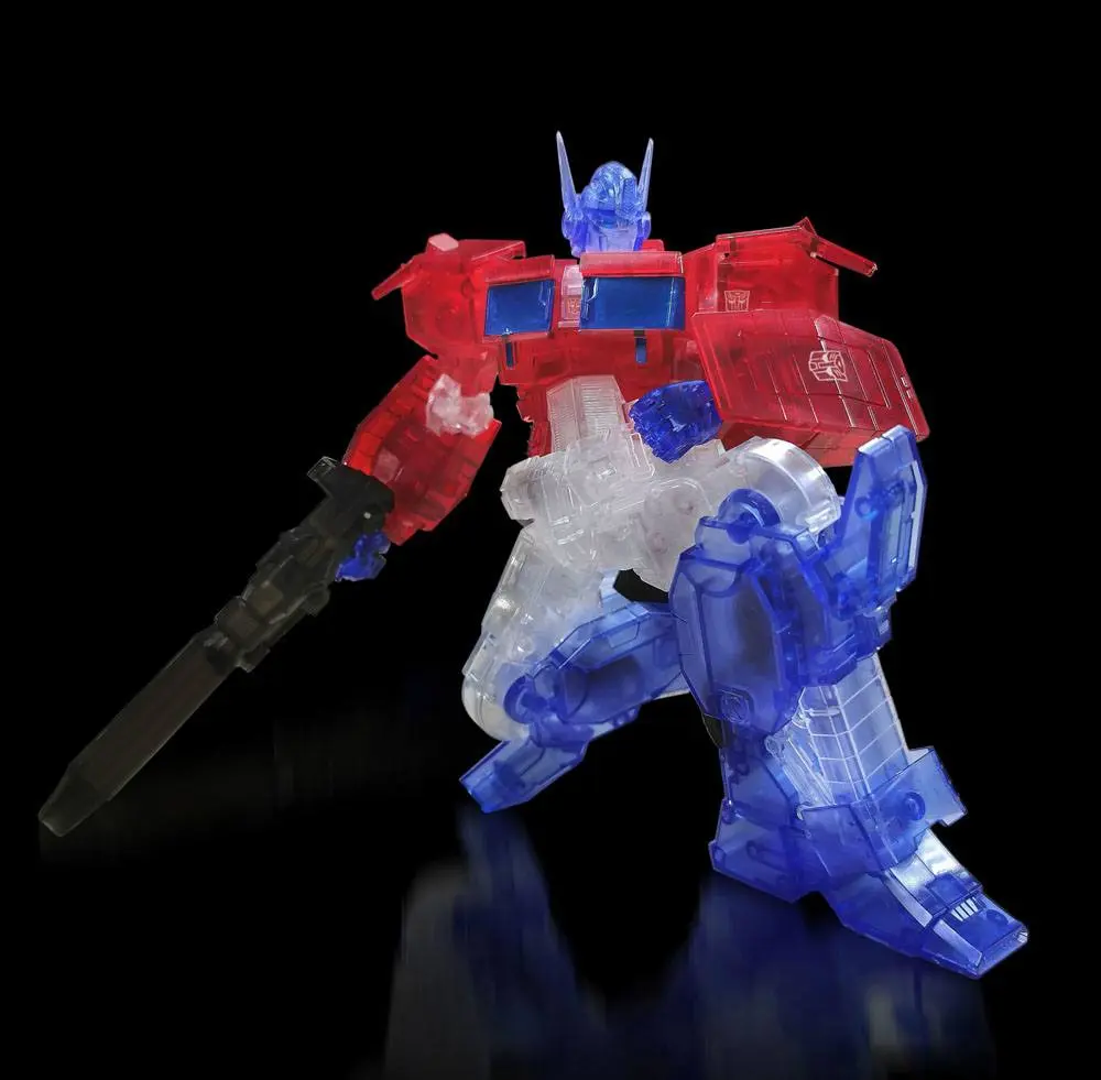 Transformers Furai Model Plastic Model Kit Optimus Prime IDW (Clear Ver.) 16 cm product photo