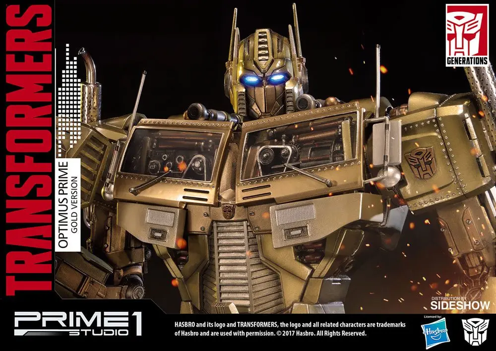 Transformers Generation 1 Statue Optimus Prime Gold Version 61 cm product photo