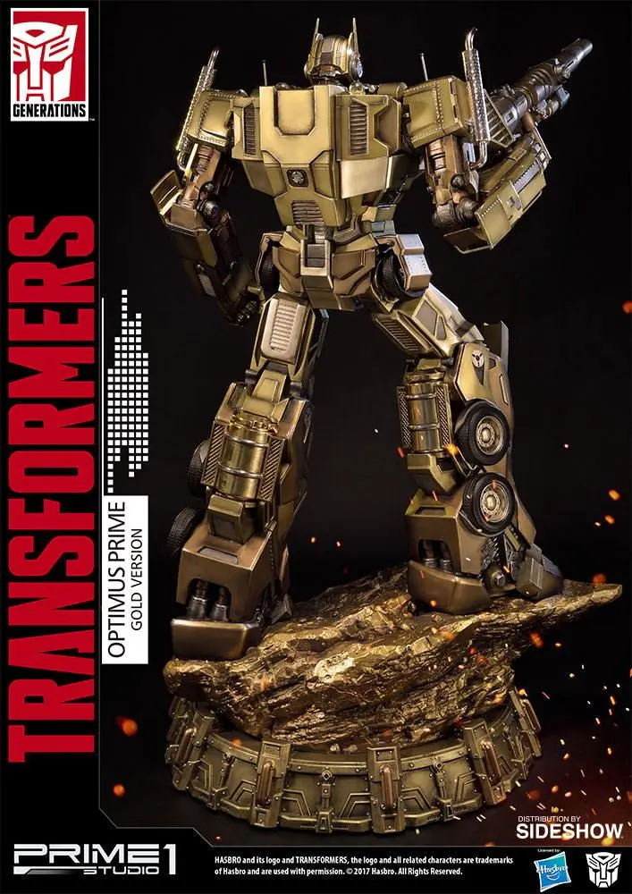 Transformers Generation 1 Statue Optimus Prime Gold Version 61 cm product photo