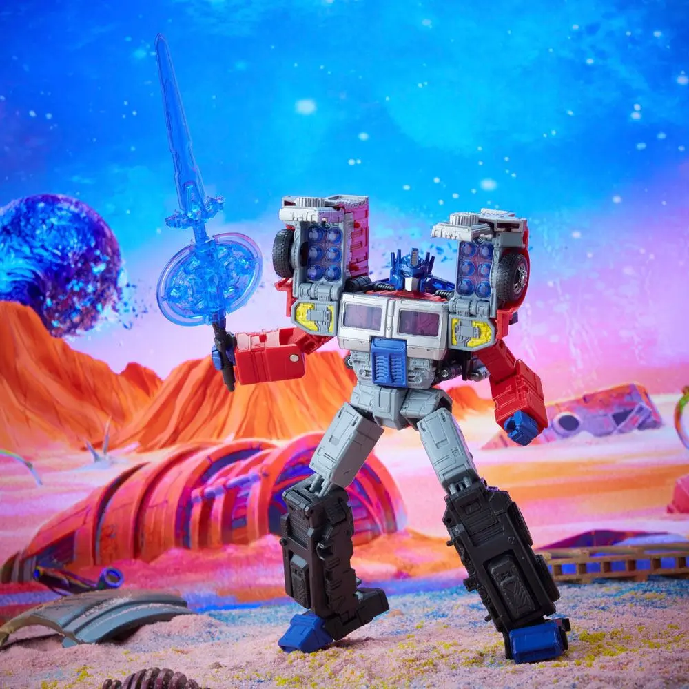 Transformers: Generation 2 Generations Legacy Voyager Action Figure 2022 Laser Optimus Prime 18 cm product photo