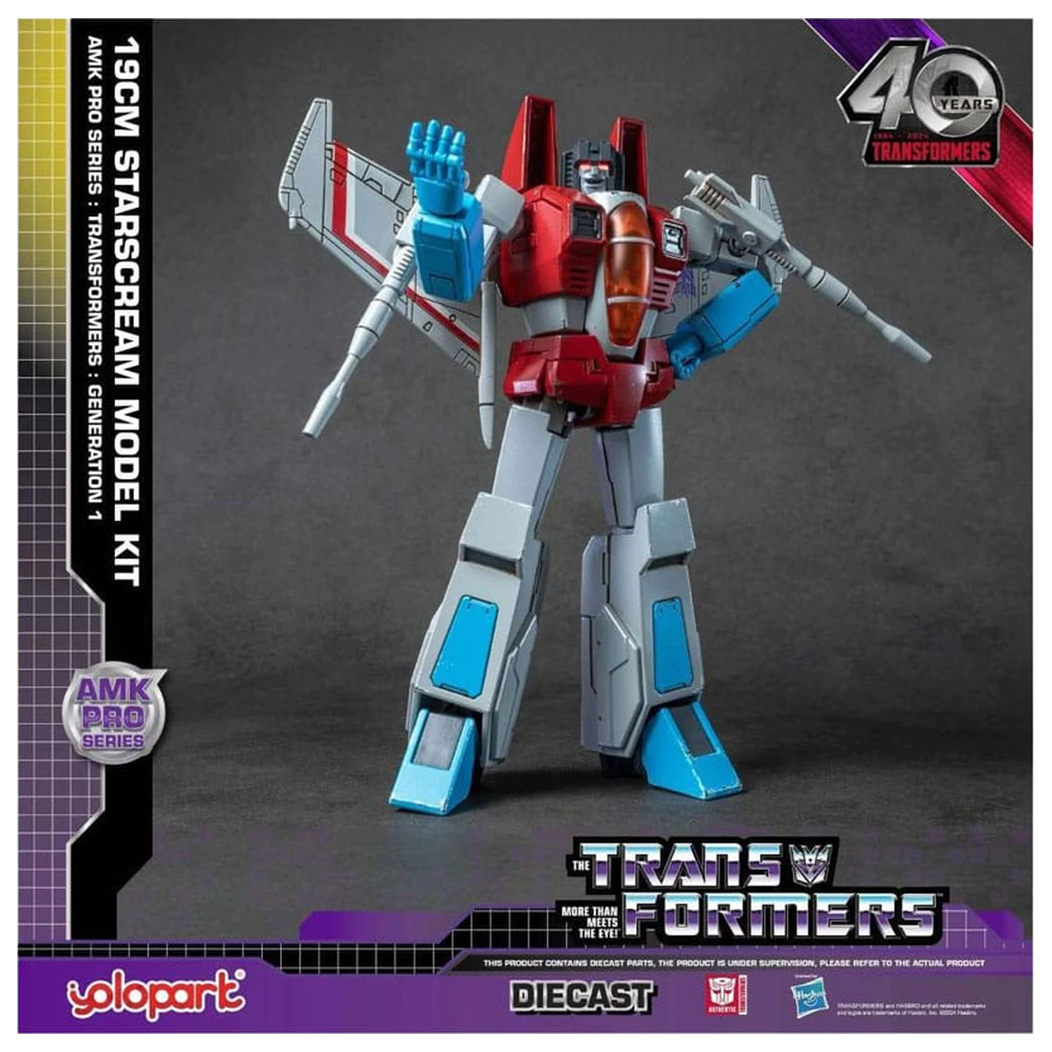 Transformers: Generation One AMK Pro Series Model Kit Starscream 19 cm product photo