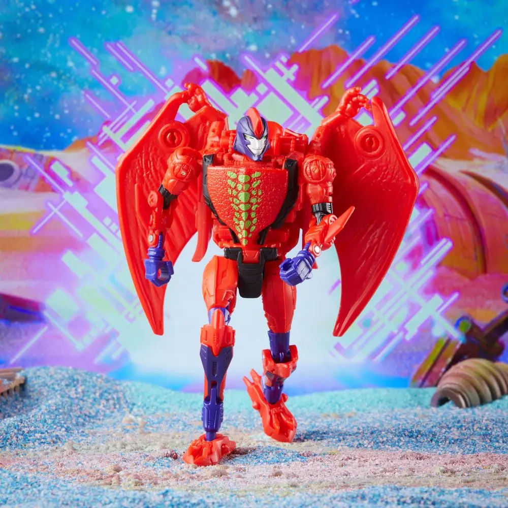 Transformers Generations Legacy Buzzworthy Bumblebee Deluxe Class Action Figure 2022 Evil Predacon Terrorsaur 14 cm product photo