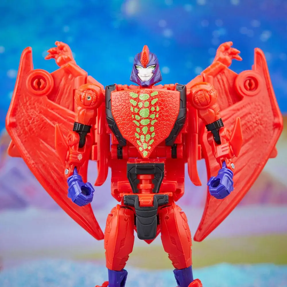 Transformers Generations Legacy Buzzworthy Bumblebee Deluxe Class Action Figure 2022 Evil Predacon Terrorsaur 14 cm product photo