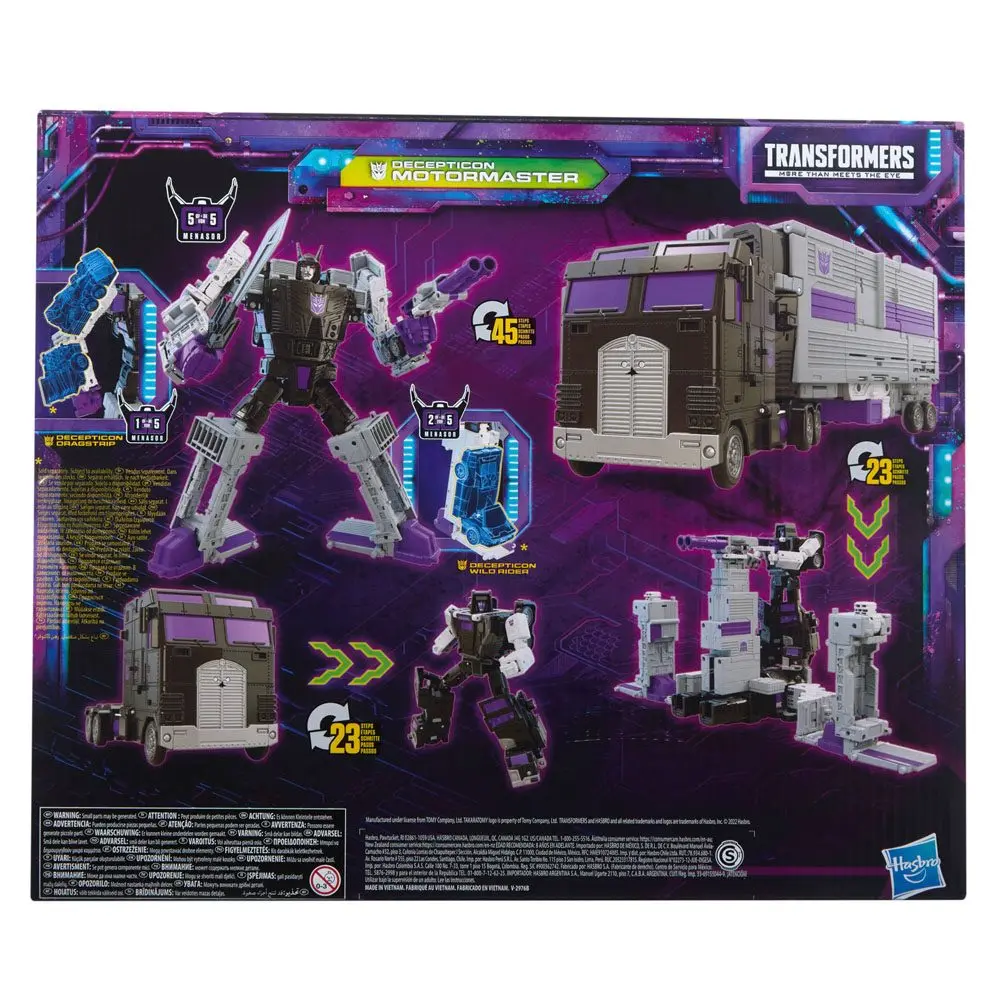 Transformers Generations Legacy Commander Class Action Figure Decepticon Motormaster 33 cm product photo