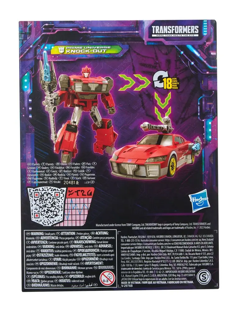 Transformers Generations Legacy Deluxe Class Action Figure 2022 Prime Universe Knock-Out 14 cm product photo