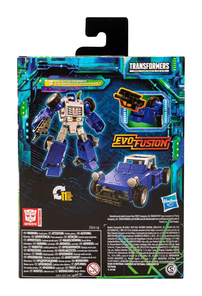 Transformers Generations Legacy Evolution Deluxe Class Action Figure Beachcomber &amp; Paradise Parakeet 14 cm product photo