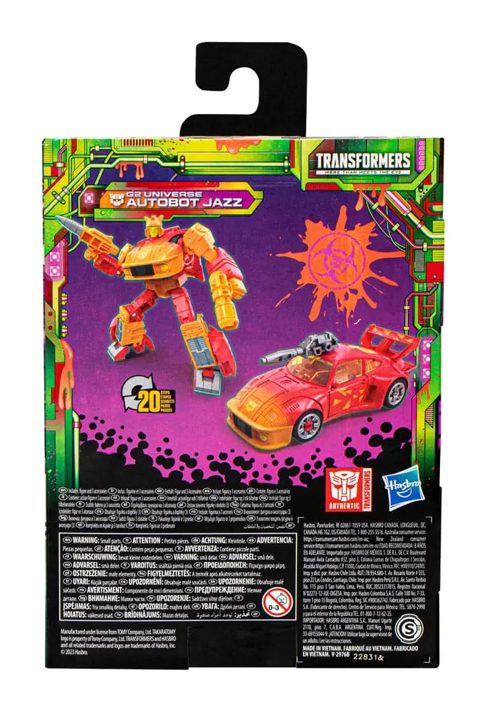 Transformers Generations Legacy Evolution Deluxe Class Action Figure G2 Universe Autobot Jazz 14 cm product photo