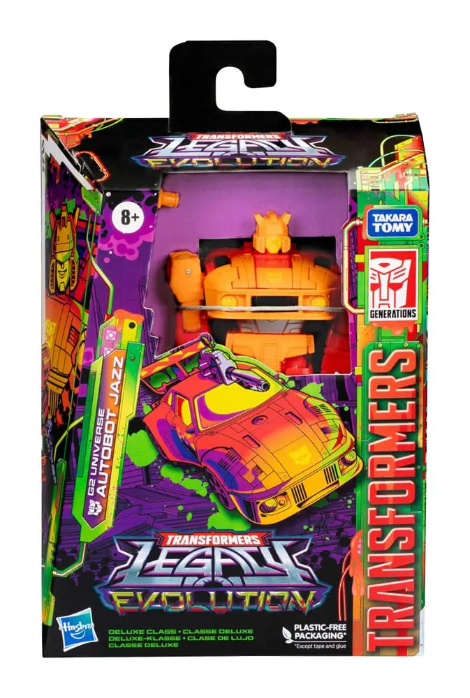 Transformers Generations Legacy Evolution Deluxe Class Action Figure G2 Universe Autobot Jazz 14 cm product photo