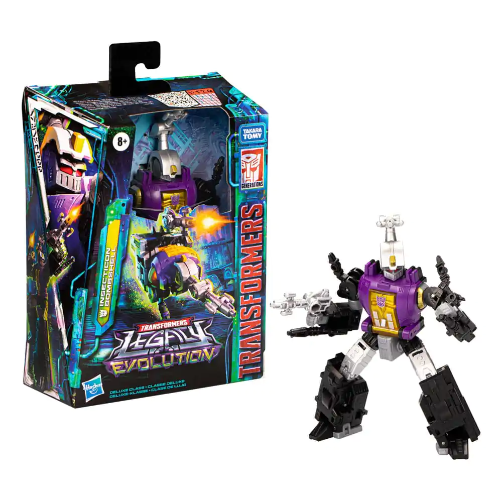 Transformers Generations Legacy Evolution Deluxe Class Action Figure Insecticon Bombshell 14 cm product photo