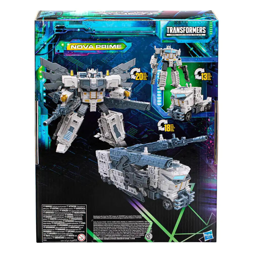 Transformers Generations Legacy Evolution Leader Class Action Figure Nova Prime 18 cm product photo