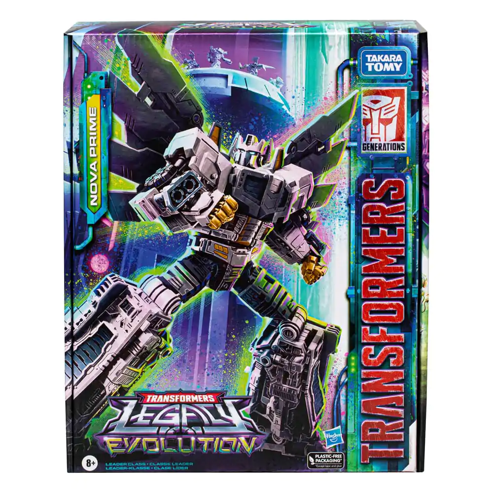 Transformers Generations Legacy Evolution Leader Class Action Figure Nova Prime 18 cm product photo