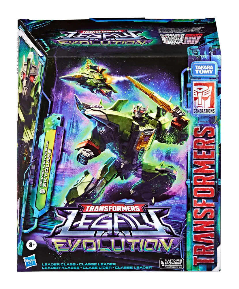 Transformers Generations Legacy Evolution Leader Class Action Figure Prime Universe Skyquake 18 cm product photo