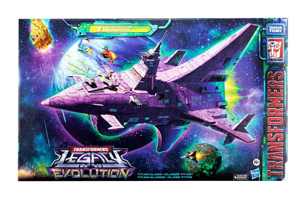Transformers Generations Legacy Evolution Titan Class Action Figure Decepticon Nemesis 60 cm product photo