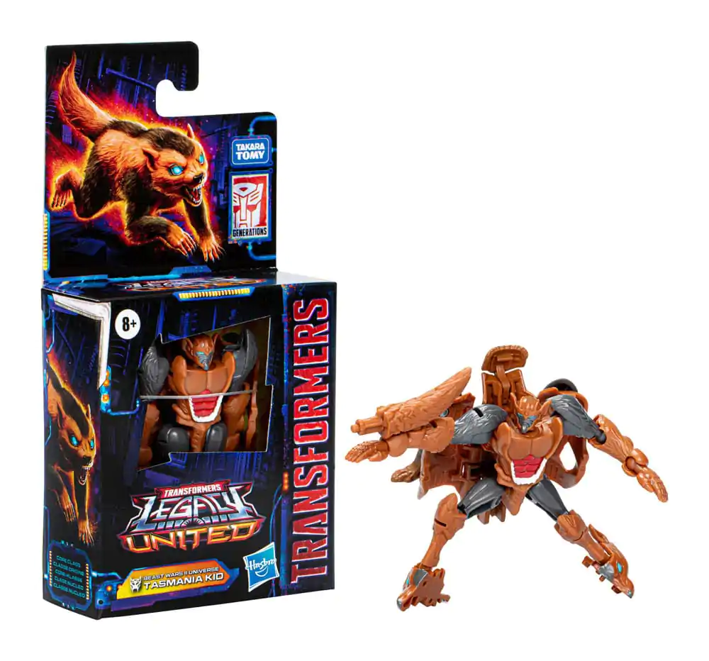 Transformers Generations Legacy United Core Class Action Figure Beast Wars II Universe Tasmania Kid 9 cm product photo