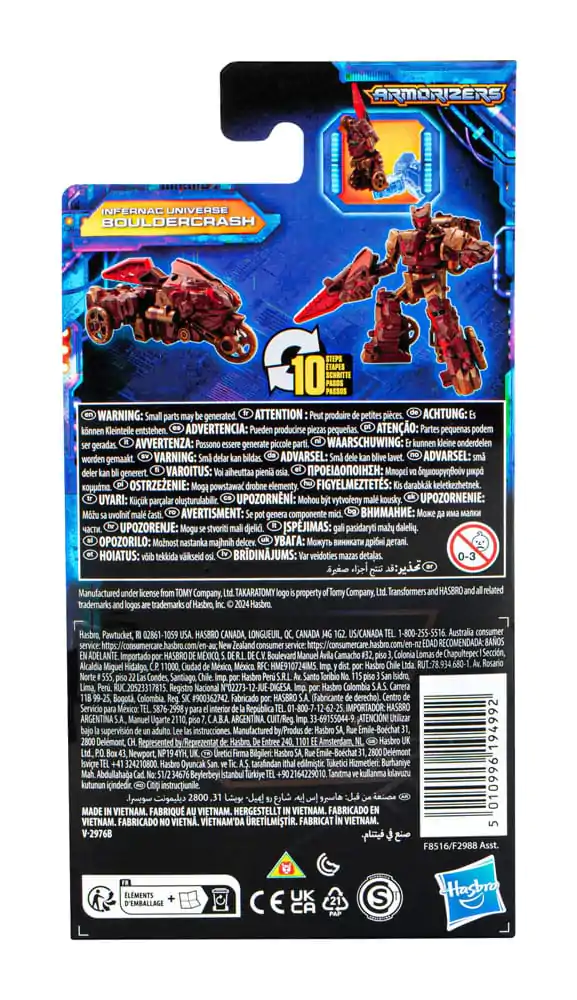 Transformers Generations Legacy United Core Class Action Figure Infernac Universe Bouldercrash 9 cm termékfotó