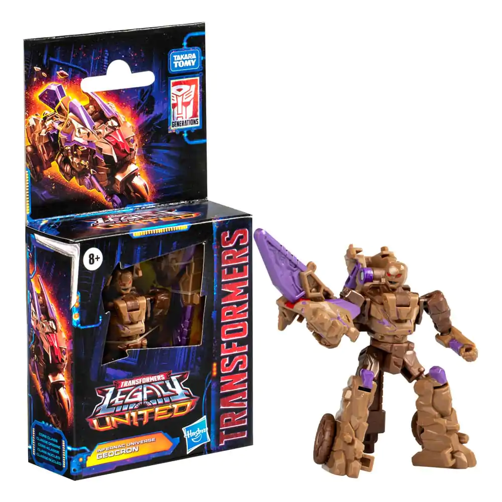 Transformers Generations Legacy United Core Class Action Figure Infernac Universe Geocron 9 cm termékfotó