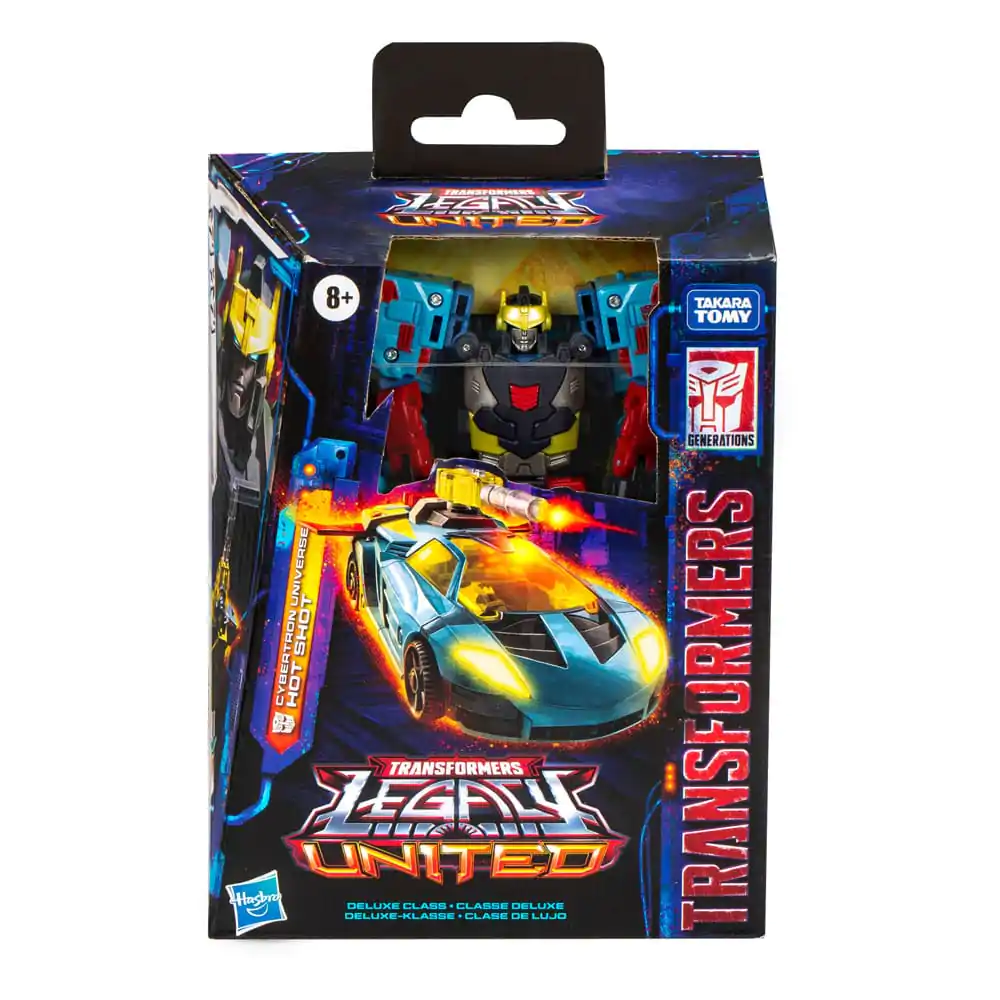 Transformers Generations Legacy United Deluxe Class Action Figure Cybertron Universe Hot Shot 14 cm product photo