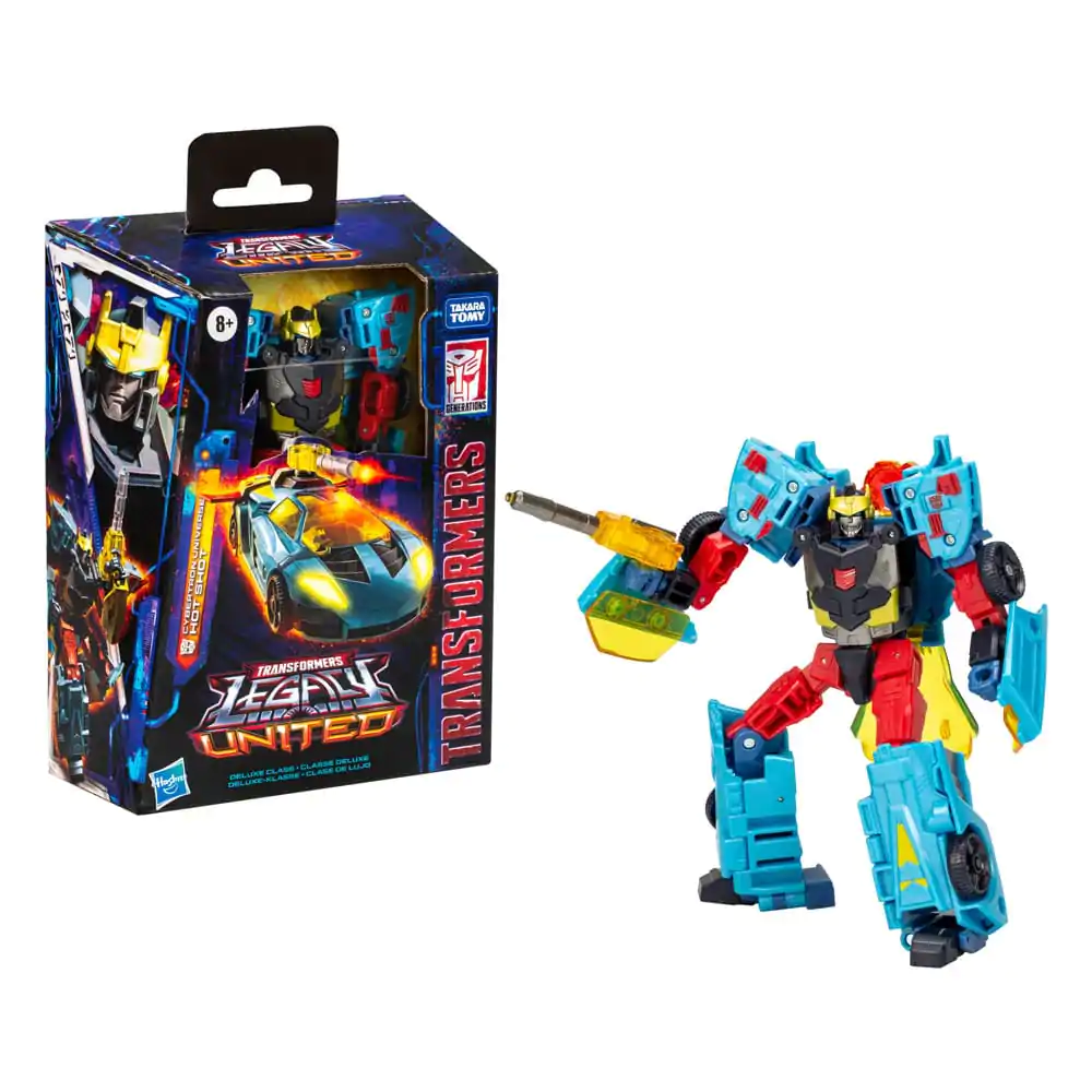 Transformers Generations Legacy United Deluxe Class Action Figure Cybertron Universe Hot Shot 14 cm product photo