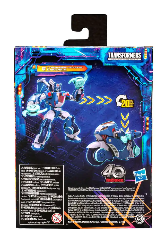 Transformers Generations Legacy United Deluxe Class Action Figure Cyberverse Universe Chromia 14 cm termékfotó