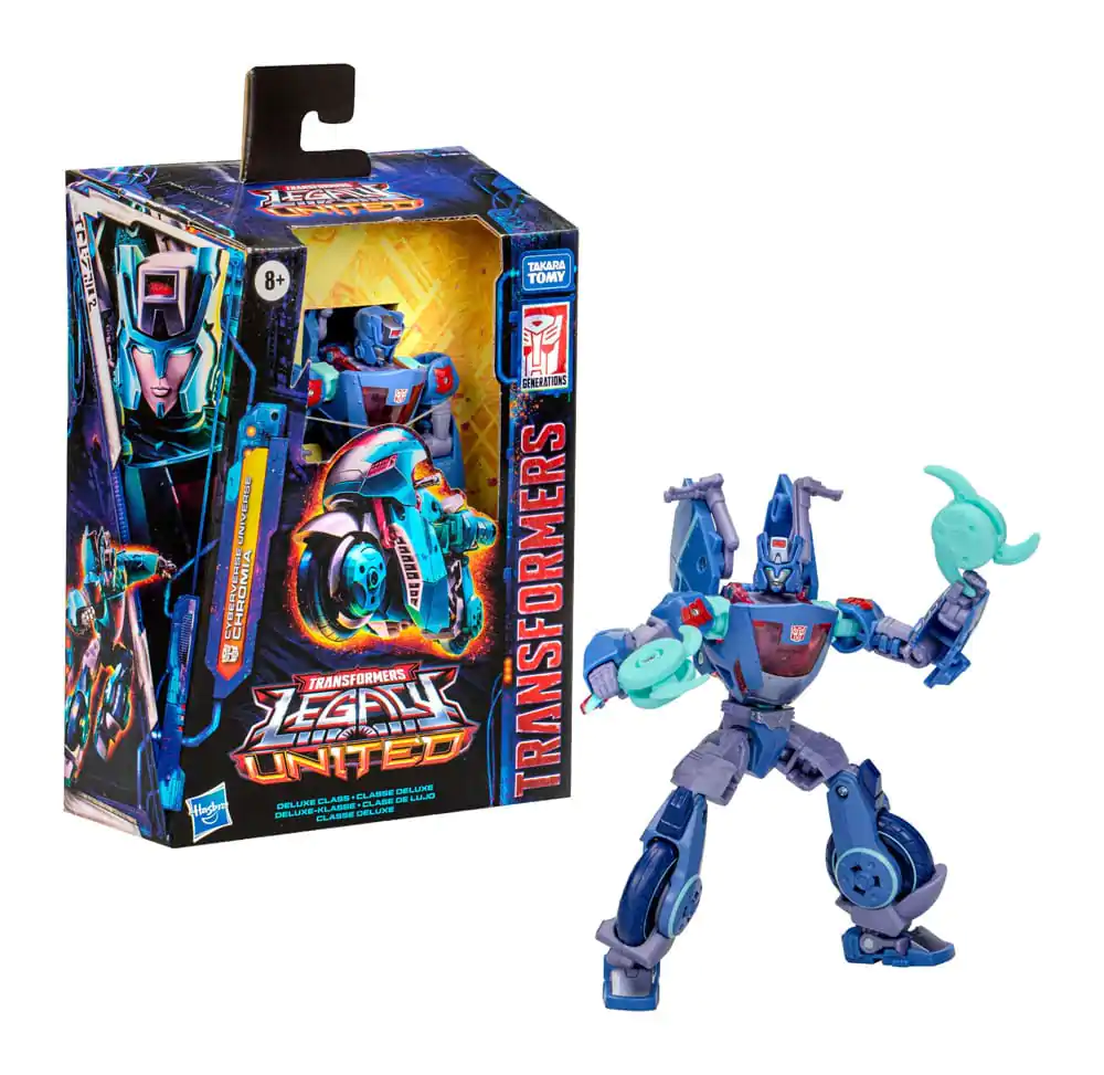 Transformers Generations Legacy United Deluxe Class Action Figure Cyberverse Universe Chromia 14 cm termékfotó