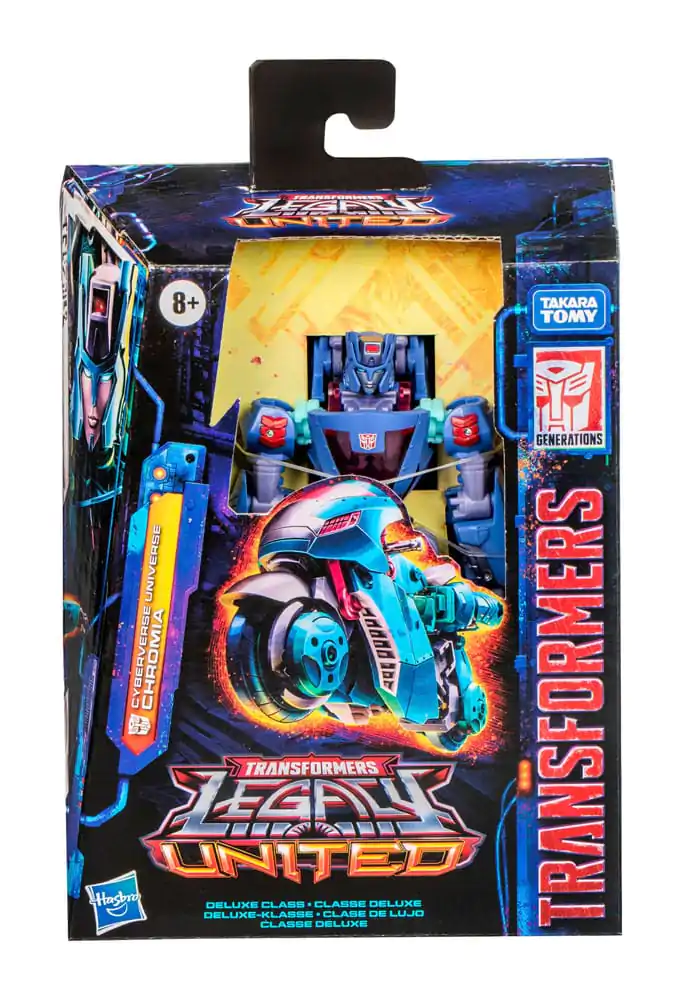 Transformers Generations Legacy United Deluxe Class Action Figure Cyberverse Universe Chromia 14 cm termékfotó