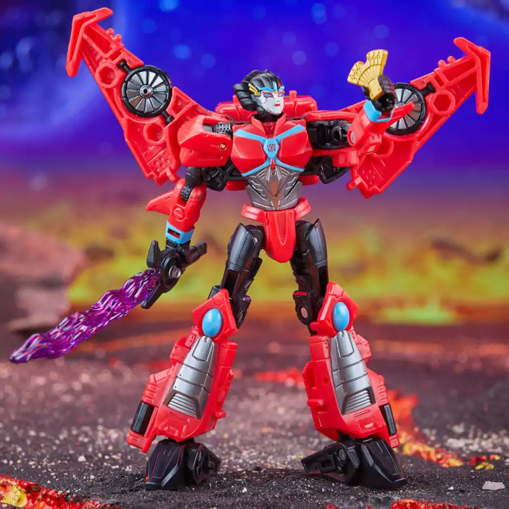 Transformers Generations Legacy United Deluxe Class Action Figure Cyberverse Universe Windblade 14 cm product photo