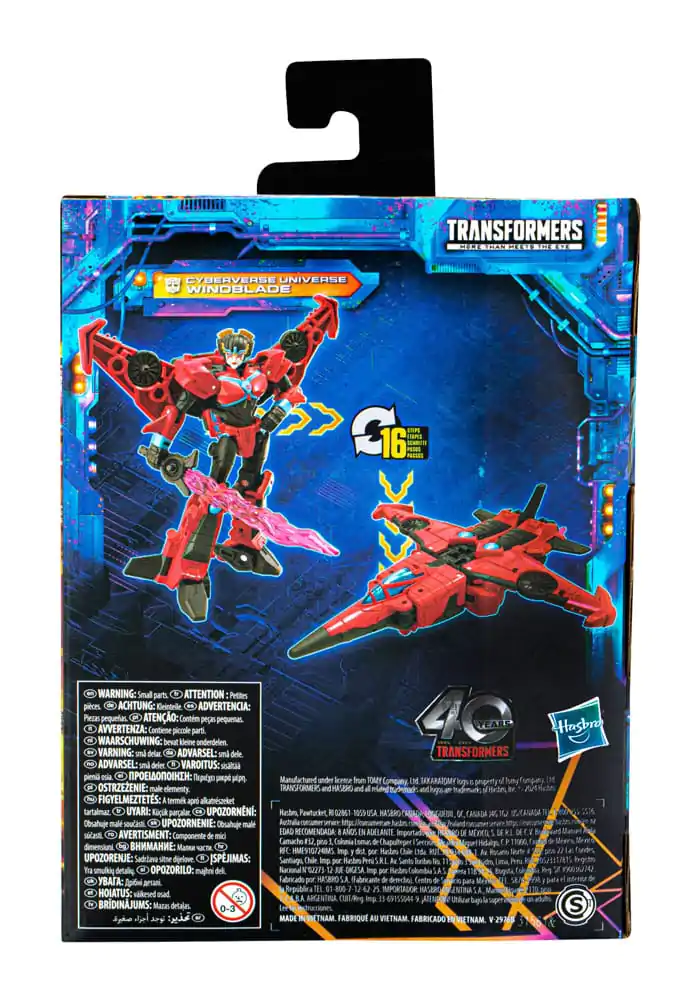 Transformers Generations Legacy United Deluxe Class Action Figure Cyberverse Universe Windblade 14 cm product photo
