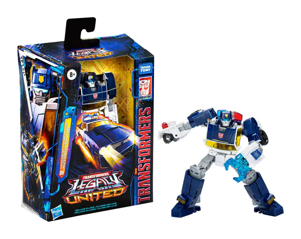 Transformers Generations Legacy United Deluxe Class Action Figure Rescue Bots Universe Autobot Chase 14 cm termékfotó