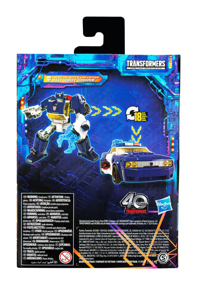 Transformers Generations Legacy United Deluxe Class Action Figure Rescue Bots Universe Autobot Chase 14 cm termékfotó