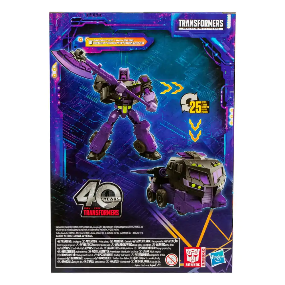 Transformers Generations Legacy United Voyager Class Action Figure Animated Universe Decepticon Motormaster 18 cm termékfotó