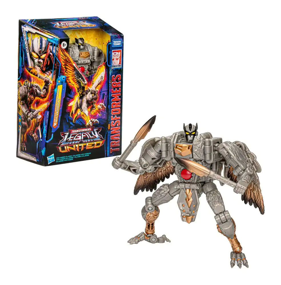 Transformers Generations Legacy United Voyager Class Action Figure Beast Wars Universe Silverbolt 18 cm product photo