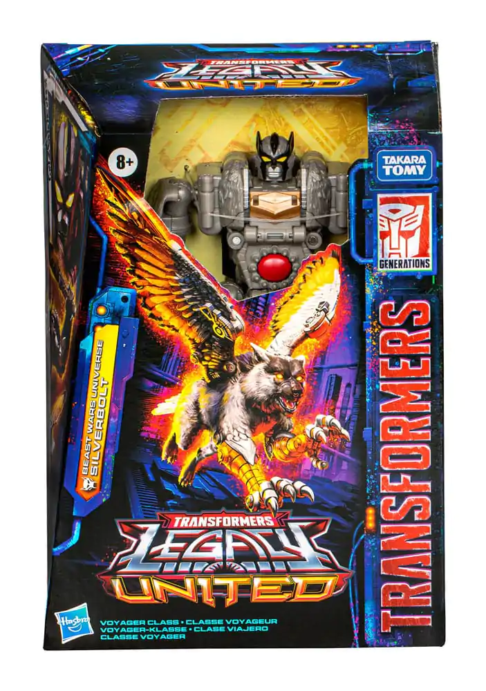 Transformers Generations Legacy United Voyager Class Action Figure Beast Wars Universe Silverbolt 18 cm product photo