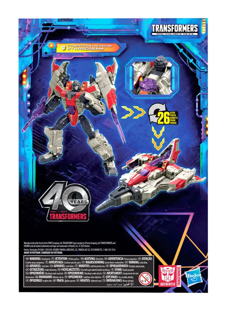 Transformers Generations Legacy United Voyager Class Action Figure Cybertron Universe Starscream 18 cm termékfotó