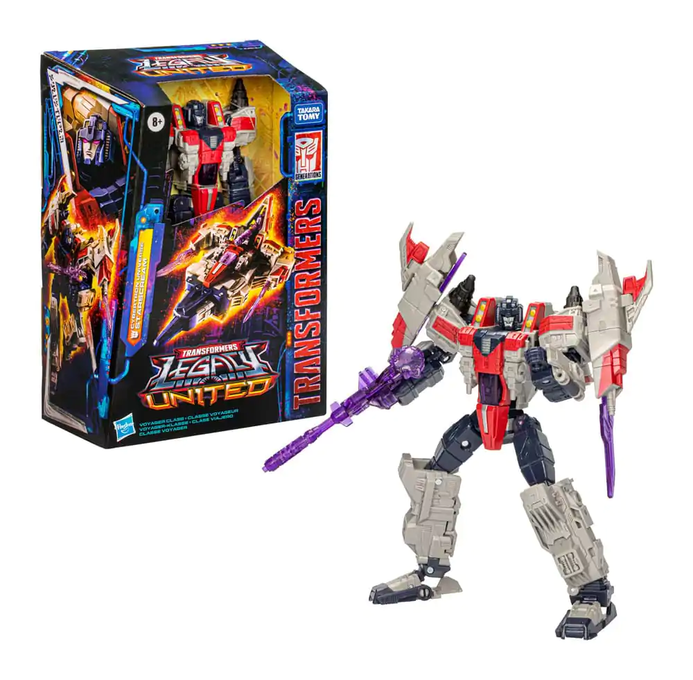 Transformers Generations Legacy United Voyager Class Action Figure Cybertron Universe Starscream 18 cm termékfotó