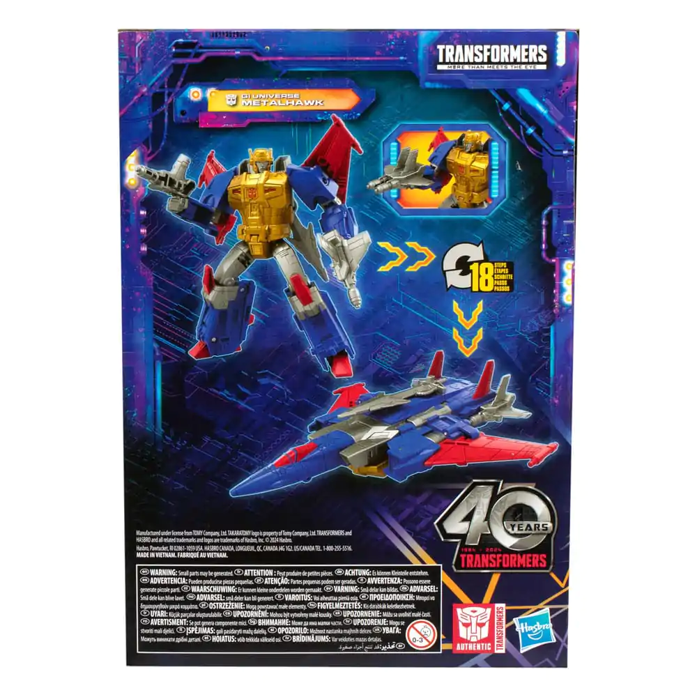 Transformers Generations Legacy United Voyager Class Action Figure G1 Universe Metalhawk 18 cm product photo