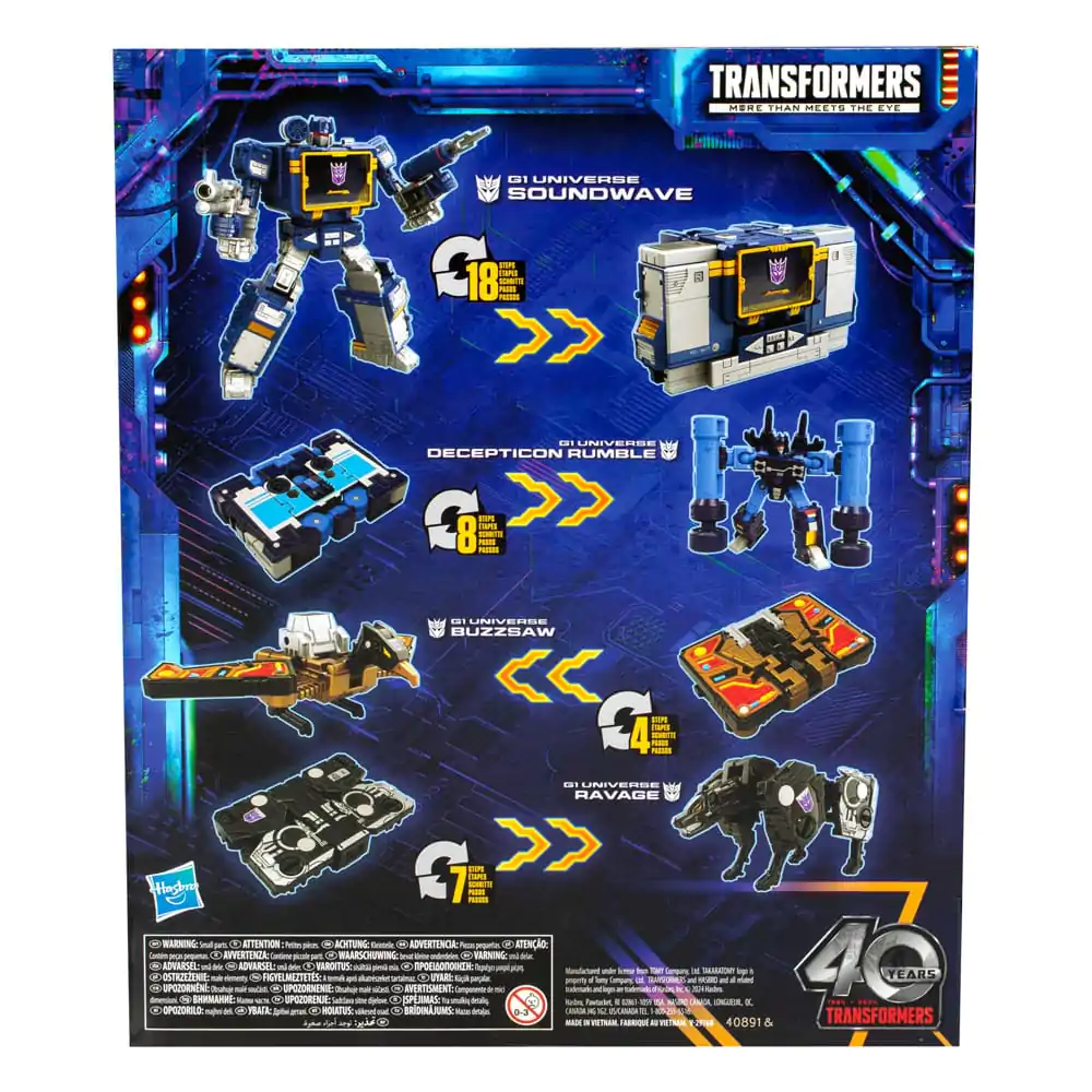 Transformers Generations Legacy United Voyager Class Action Figure G1 Universe Soundwave 18 cm product photo