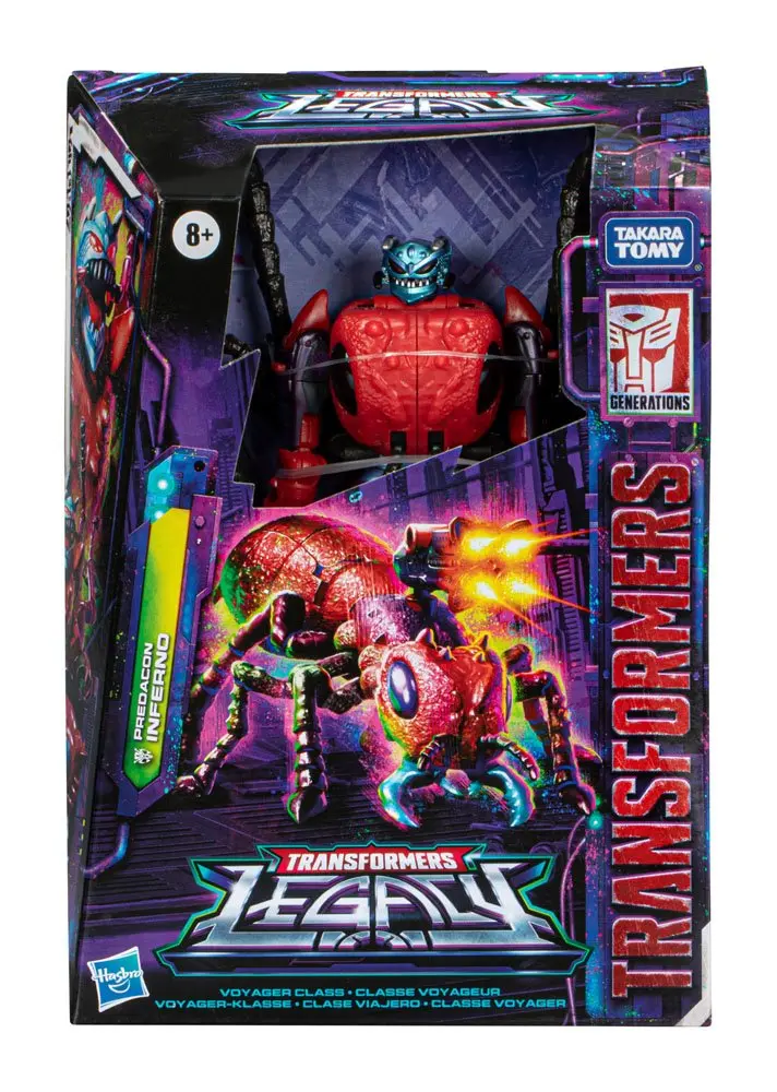 Transformers Generations Legacy Voyager Class Action Figure Predacon Inferno 18 cm product photo