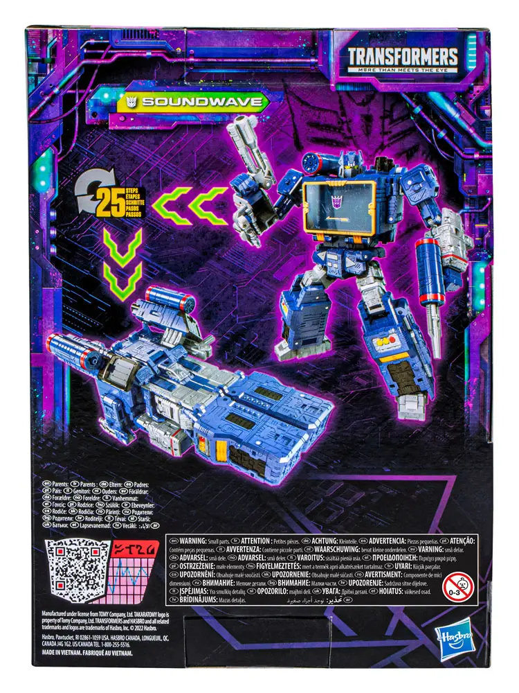 Transformers Generations Legacy Voyager Class Action Figure Soundwave 18 cm product photo